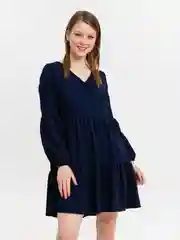 Индиго платье "Кокетка"