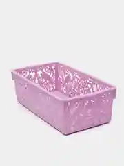 Сиреневый корзинка ажурная 29*15,5*9см