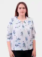 Лазурный блузка женская, для офиса и школы