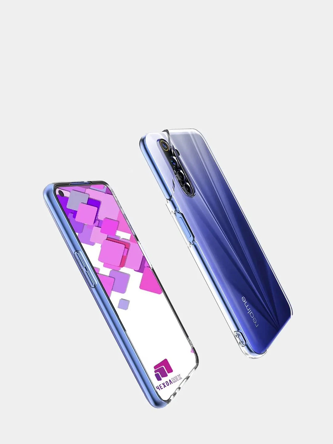Прозрачный чехол для Realme 5/5S/5I/6I/C3/C3I/C11/6PRO/C15/6 силикон Плотный 1.5мм прозрачный