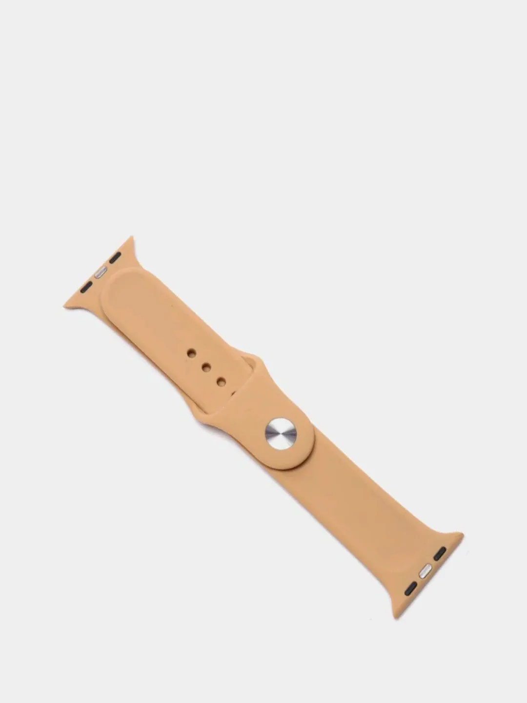 Карамельный силиконовый ремешок для Apple Watch 3, 4, 5, 6, 7, SE на 38/42/40/44