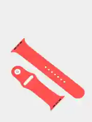 Красный силиконовый ремешок для Apple Watch 3, 4, 5, 6, 7, SE на 38/42/40/44