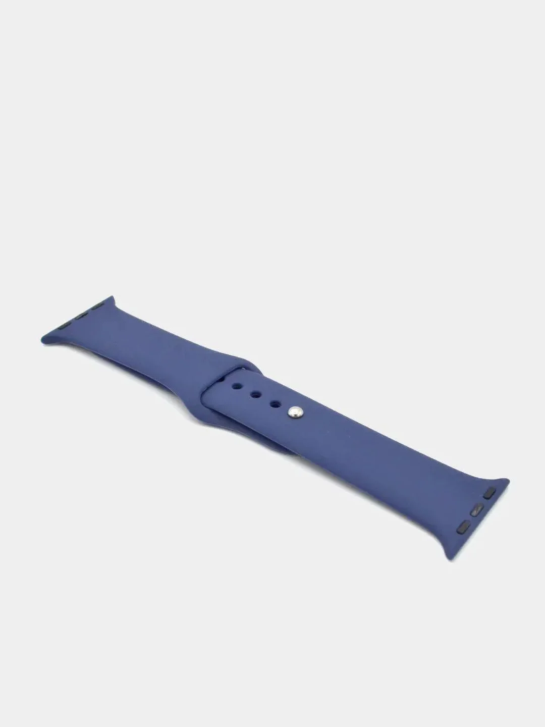 Темно-синий силиконовый ремешок для Apple Watch 3, 4, 5, 6, 7, SE на 38/42/40/44