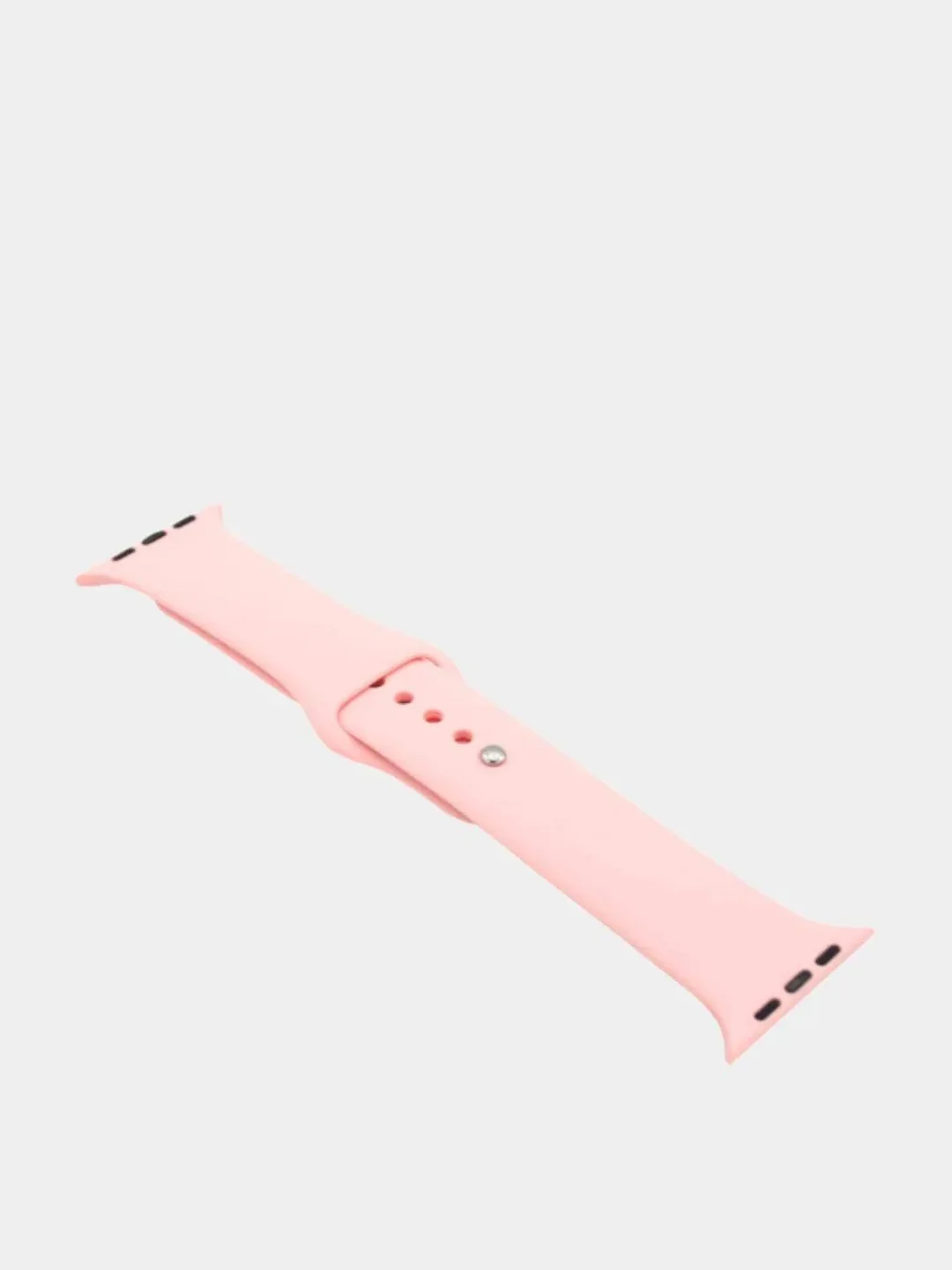 Розовый силиконовый ремешок для Apple Watch 3, 4, 5, 6, 7, SE на 38/42/40/44
