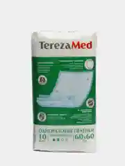 Пеленки одноразовые TerezaMed Normal, универсальные, 60x60 см, 10 штук