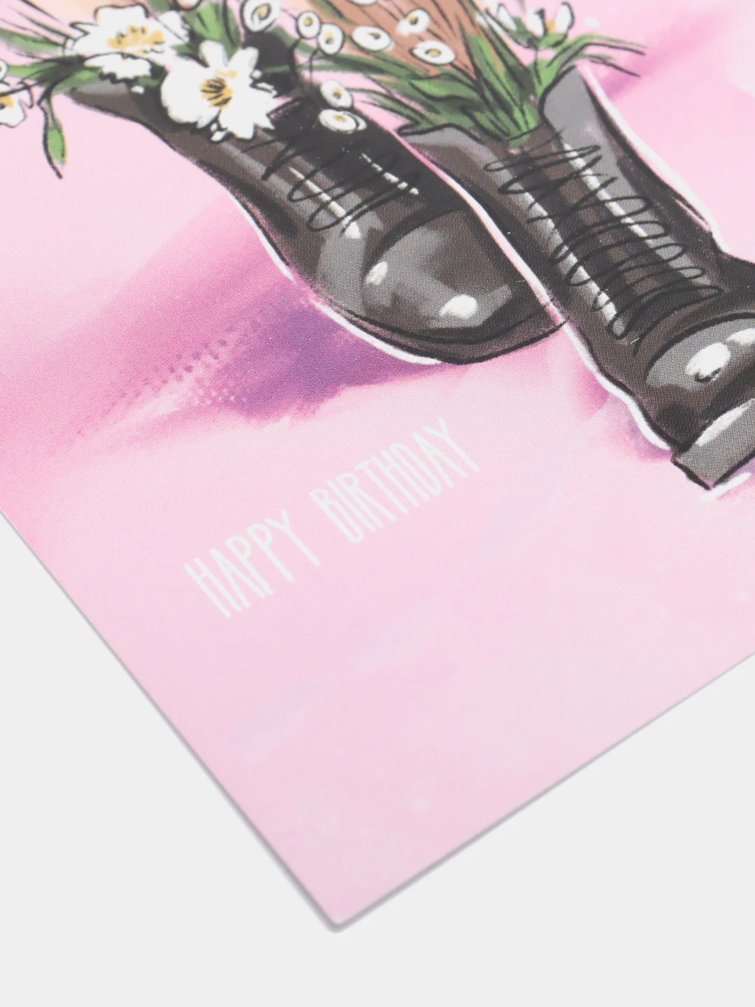 Открытка "Happy birthday" 10 х 15 см, авторская, в конверте