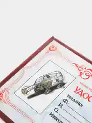 Удостоверение "Вождение в нетрезвом виде"