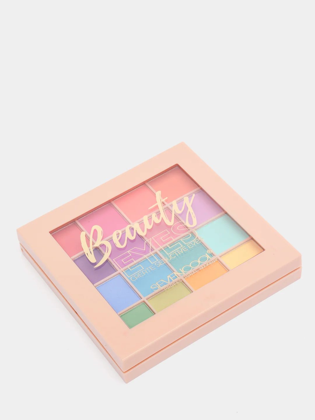 Желтый палетка теней Sevencool 16 colors Beauty Eyes