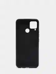 Черный чехол-накладка для Realme C25 из силикона, с матовым покрытием и бортиком