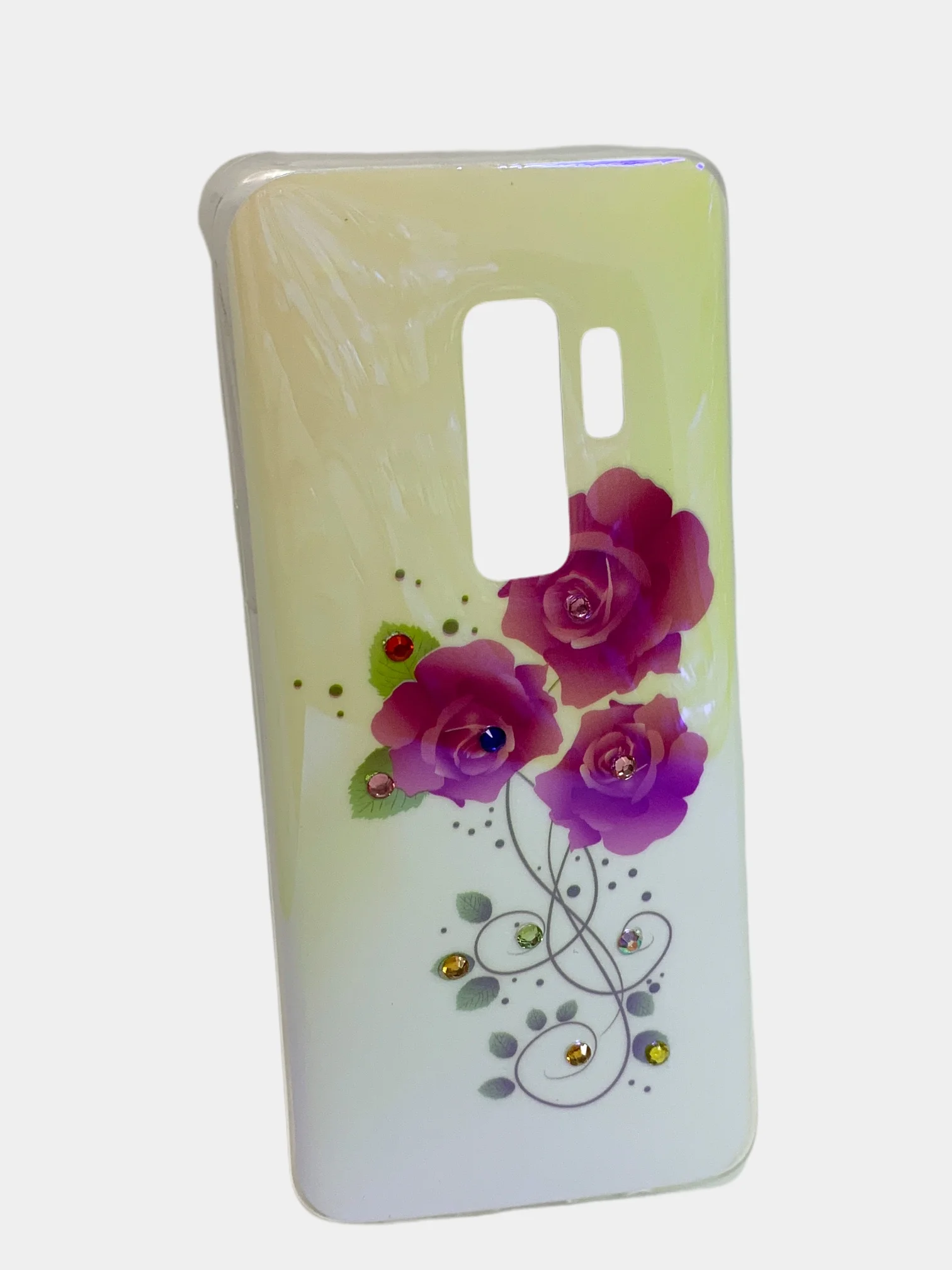 Бежевый чехол для Samsung S9 plus