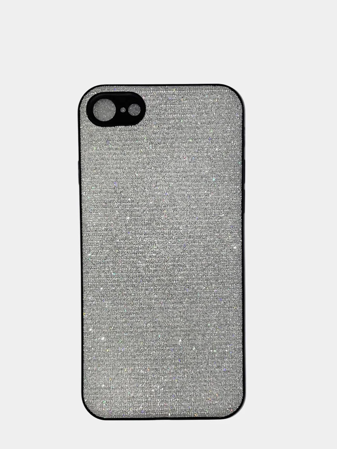 Серебряный плотный чехол накадка на iPhone 7/8