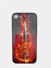 Оранжевый плотный чехол накадка на iPhone 7/8