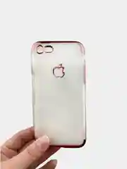Серый металлик плотный чехол накадка на iPhone 7/8