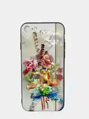Кремовый плотный чехол накадка на iPhone 7/8