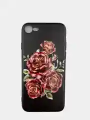 Тёмно-бордовый плотный чехол накадка на iPhone 7/8