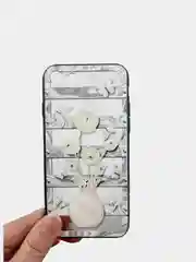 Белый плотный чехол накадка на iPhone 7/8