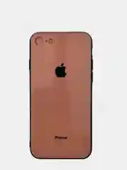 Кораллово-розовый плотный чехол накадка на iPhone 7/8