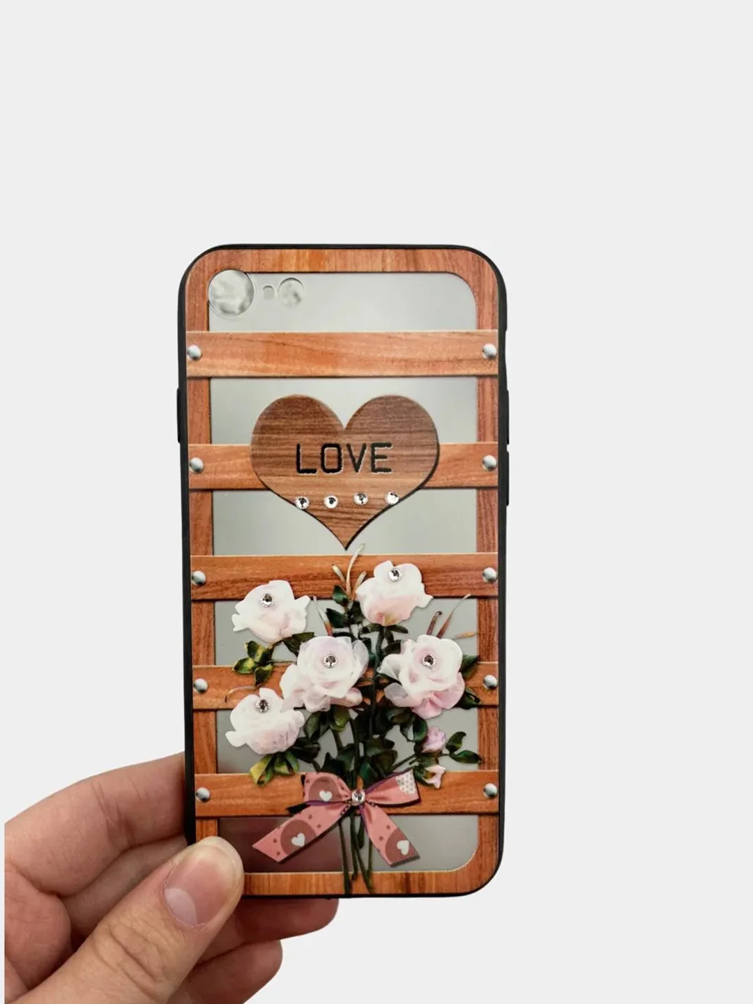Медный плотный чехол накадка на iPhone 7/8