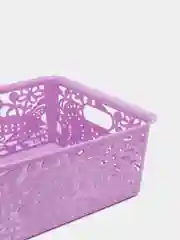 Сиреневый корзинка ажурная 34*24*11см