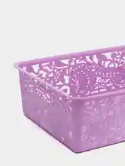 Сиреневый корзинка ажурная 34*24*11см