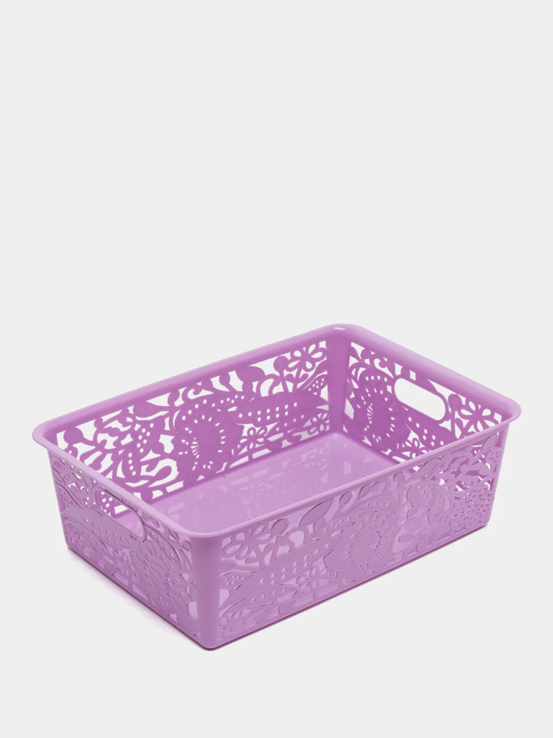 Сиреневый корзинка ажурная 34*24*11см