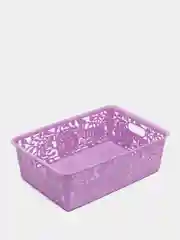 Сиреневый корзинка ажурная 34*24*11см