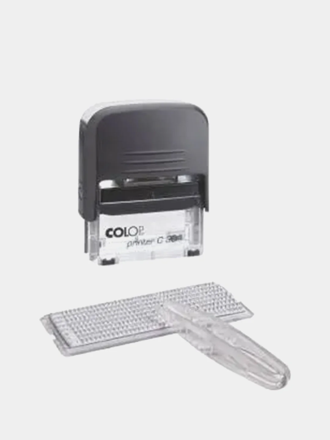 Черный самонаборный штамп COLOP "Printer С30/1-Set", 5 строк, 18 х 47 мм