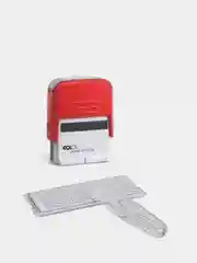 Красный самонаборный штамп Colop 3 строки Printer С20/3-SET Compact, 14 х 38 мм