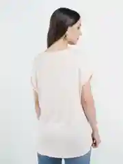 Бежевый туника с рисунком
