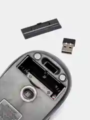 Серый беспроводная мышь компьютерная и для ноутбука