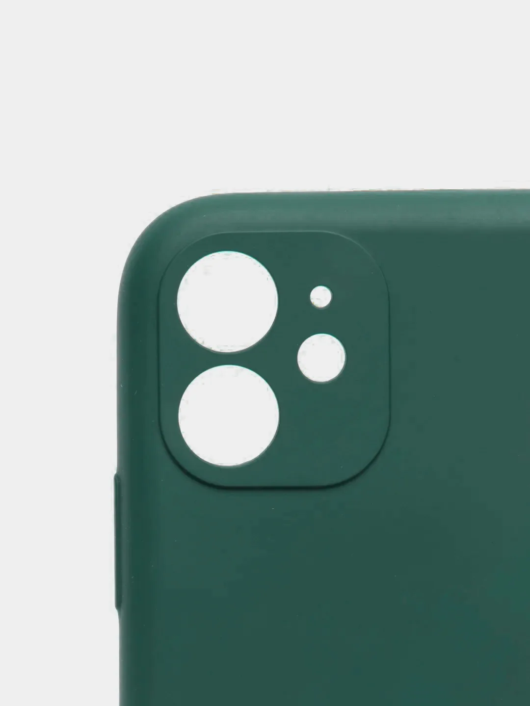 Зеленый чехол силиконовый для iPhone 11, 11 Pro, 11 Pro Max, Mobios
