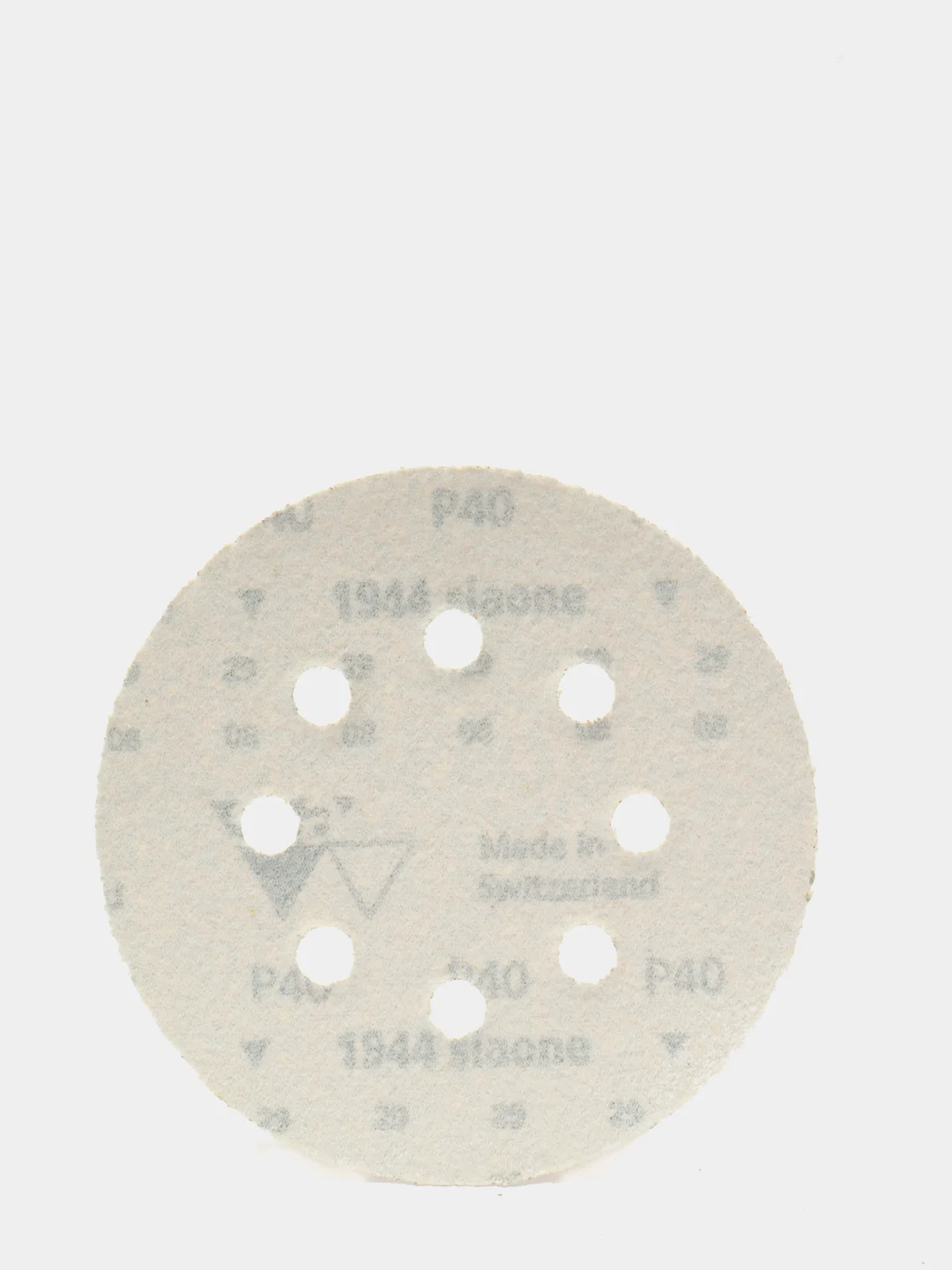 Шлифовальный круг на липучке Sia Abrasives siaone, 125 мм, 8 отверстий, P40, 6 штук