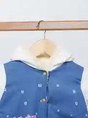 Лазурный комбинезон велюровый, утепленный
