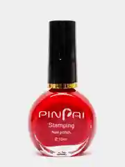 Красный лак для стемпинга "PinPai"