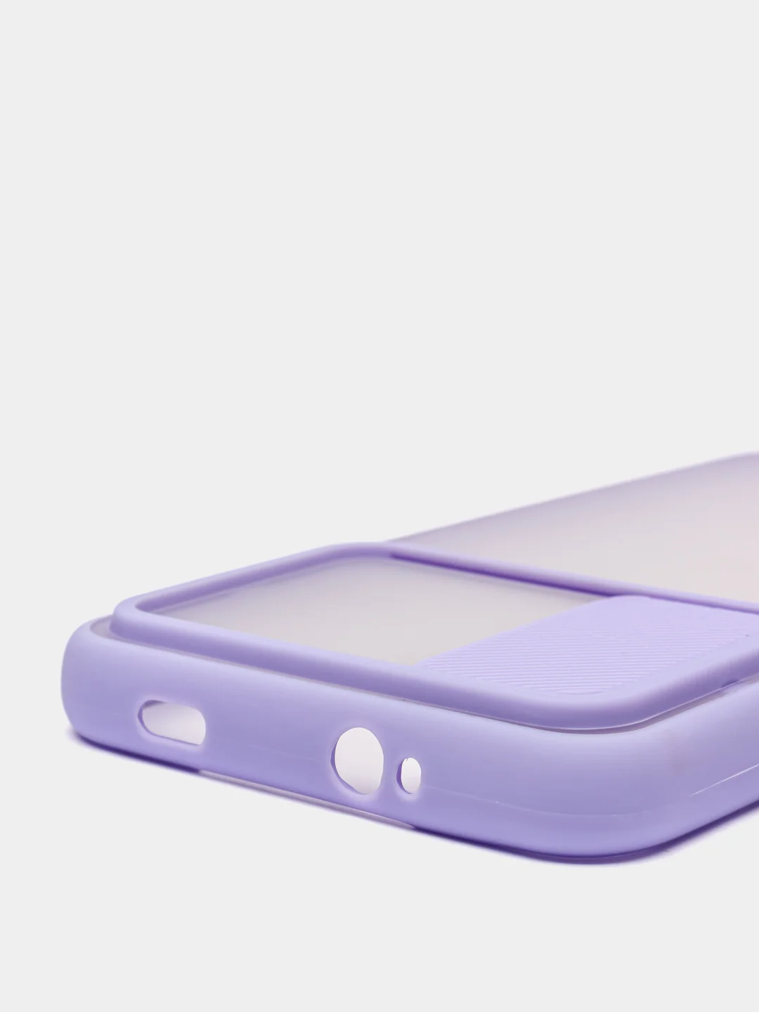 Сиреневый чехол с защитой камеры для Xiaomi POCO M3