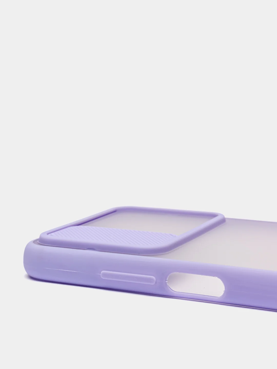 Сиреневый чехол с защитой камеры для Xiaomi POCO M3