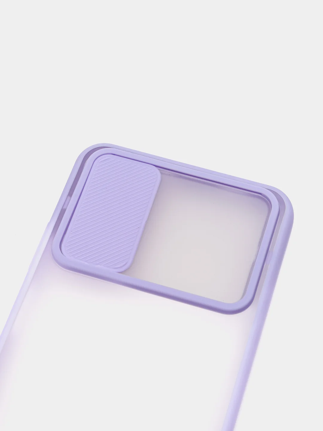 Сиреневый чехол с защитой камеры для Xiaomi POCO M3