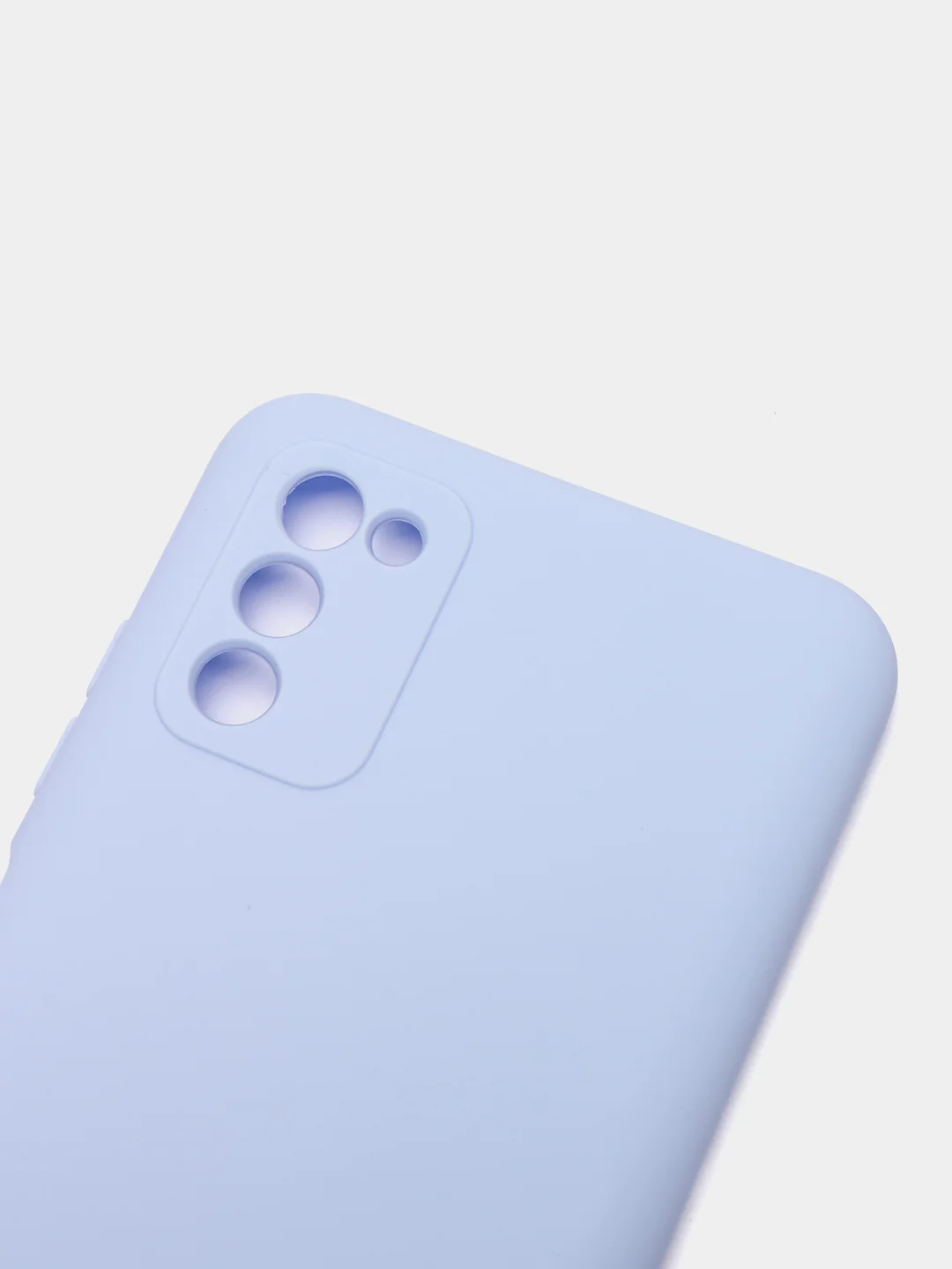 Небесно-голубой чехол Samsung Galaxy A03s, силиконовый
