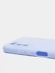 Небесно-голубой чехол Samsung Galaxy A03s, силиконовый