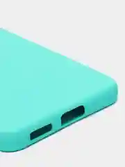 Зеленый чехол с бархатом внутри для Samsung S22 plus / S22+