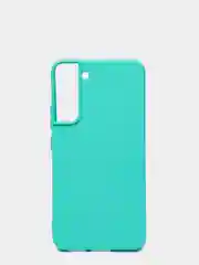 Зеленый чехол с бархатом внутри для Samsung S22 plus / S22+