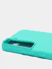 Зеленый чехол с бархатом внутри для Samsung S22 plus / S22+