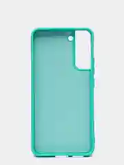 Зеленый чехол с бархатом внутри для Samsung S22 plus / S22+