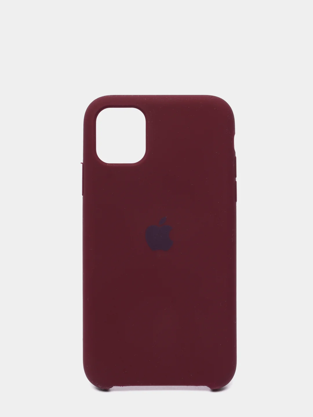 Бордовый чехол не пачкающийся с бархатом внутри IPHONE 11