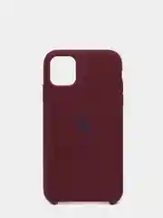Бордовый чехол не пачкающийся с бархатом внутри IPHONE 11