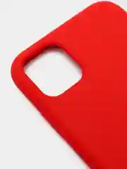 Алый чехол не пачкающийся с бархатом внутри IPHONE 11