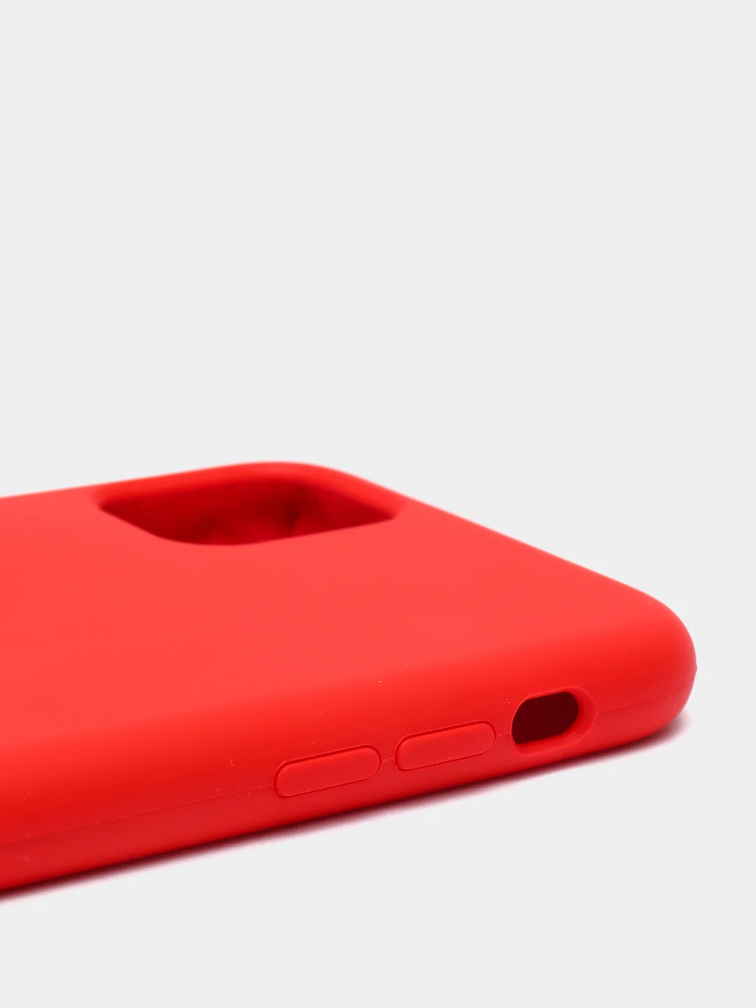 Алый чехол не пачкающийся с бархатом внутри IPHONE 11