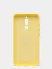 Желтый чехол с бархатом внутри для Xiaomi Redmi 8