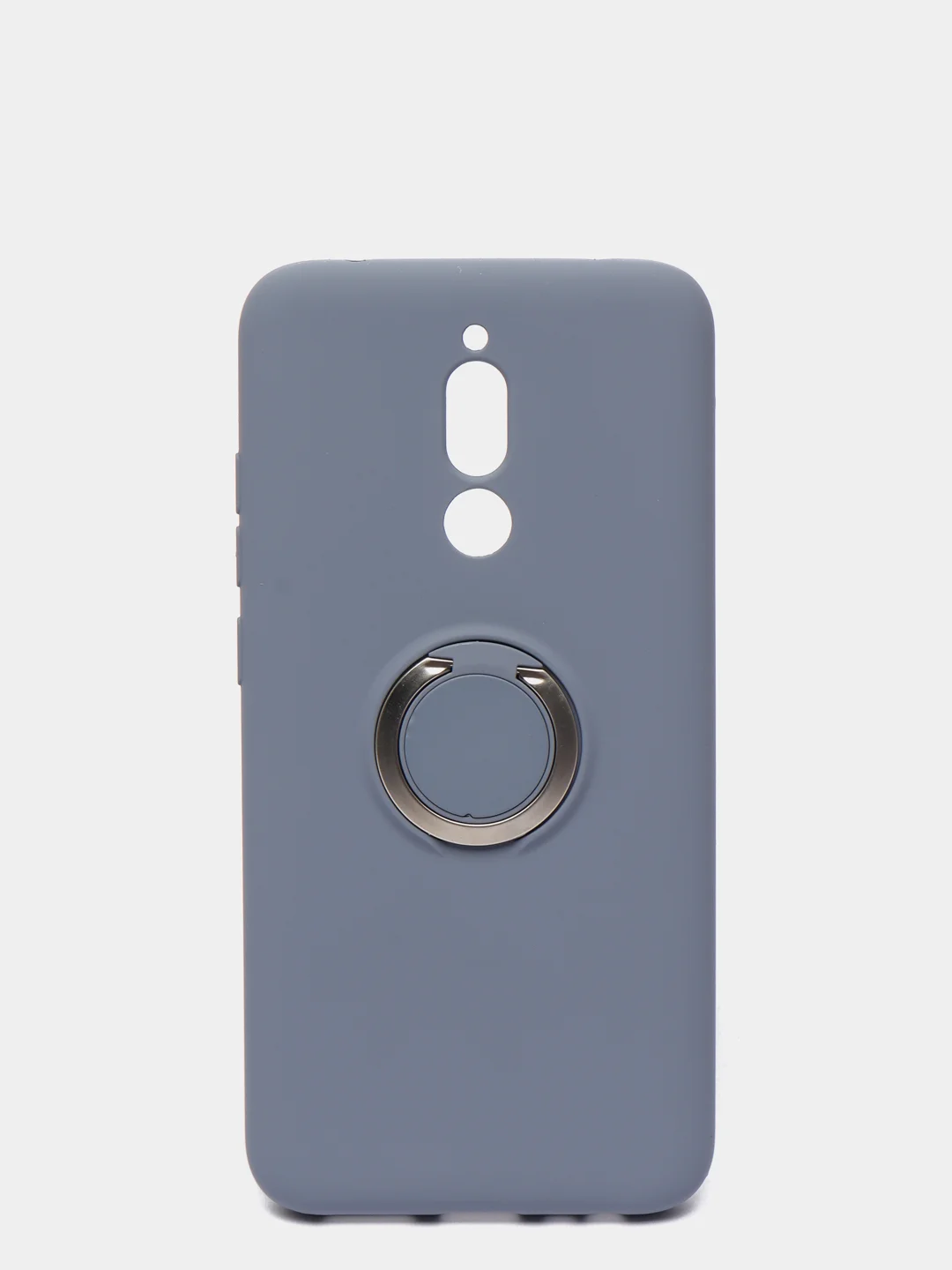 Серый меланж чехол с бархатом внутри для Xiaomi Redmi 8