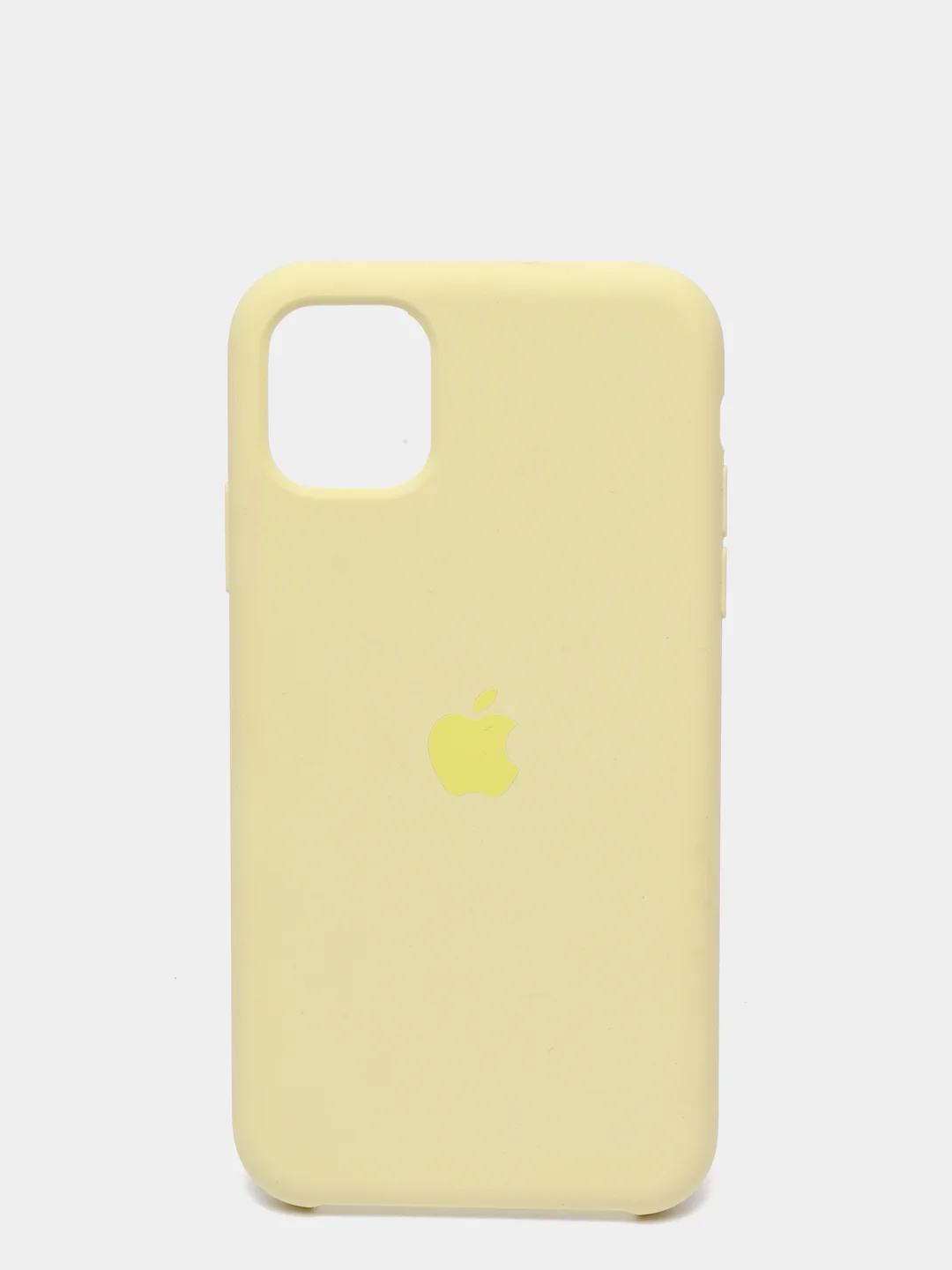 Лимонный чехол не пачкающийся с бархатом внутри IPHONE 11